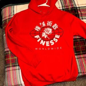 Finesse Red Hoodie for Men